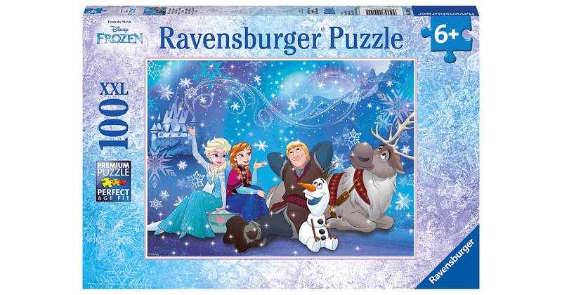 Puzzle, 100 Teile XXL, 49x36 cm, Disney Die Eiskönigin: Eiszauber von Ravensburger