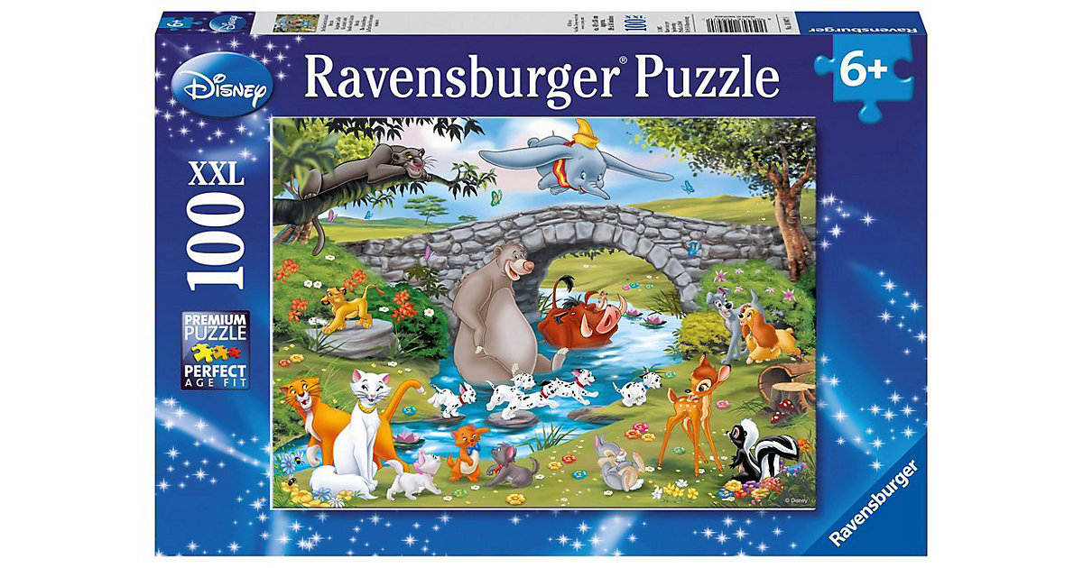 Puzzle, 100 Teile XXL, 49x36 cm, Disney Friends Puzzle, 100 Teile XXL, 49x36 cm, Disney Friends von Ravensburger