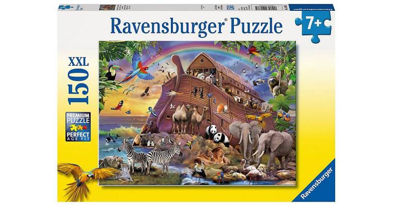 Puzzle, 150 Teile XXL, 49x36 cm, Unterwegs mit der Arche von Ravensburger