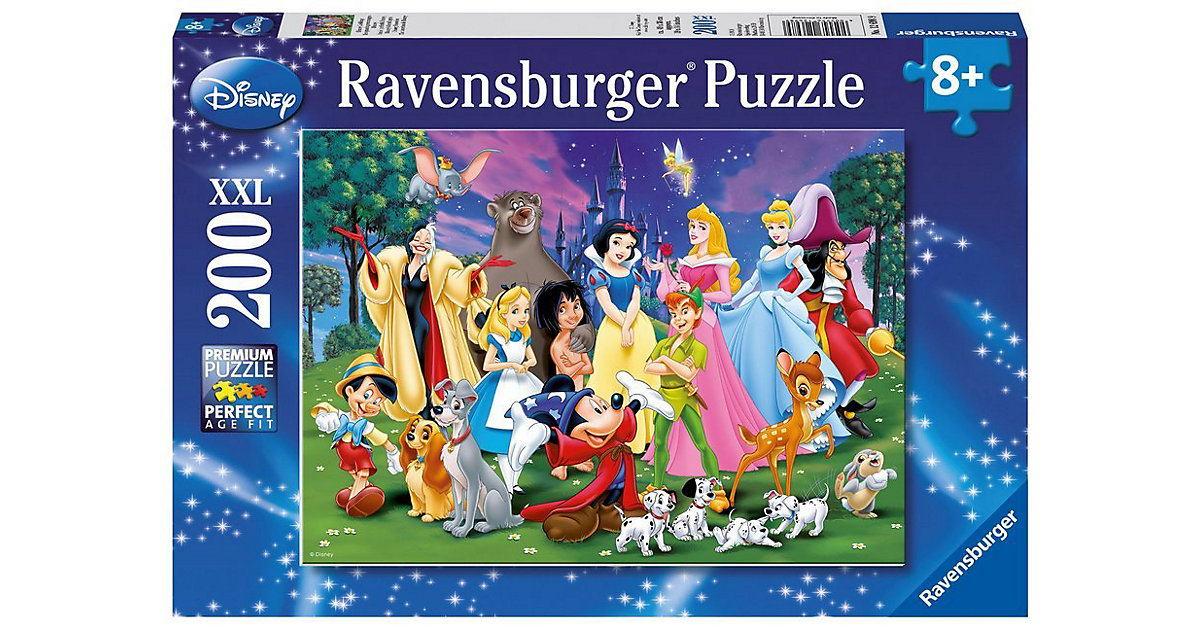 Puzzle, 200 Teile XXL, 49x36 cm, Disney Lieblinge Puzzle, 200 Teile XXL, 49x36 cm, Disney Lieblinge von Ravensburger
