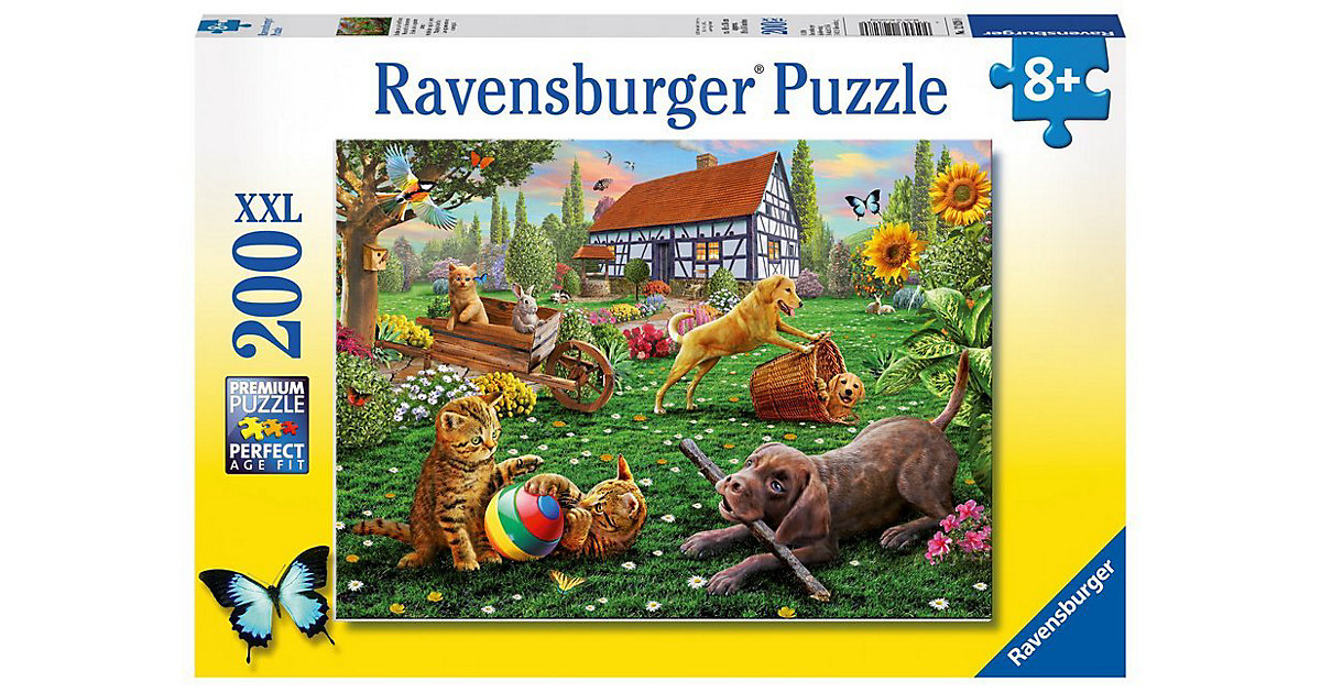 Puzzle, 200 Teile XXL, 49x36 cm, Entdecker auf vier Pfoten Puzzle, 200 Teile XXL, 49x36 cm, Entdecker auf vier Pfoten von Ravensburger