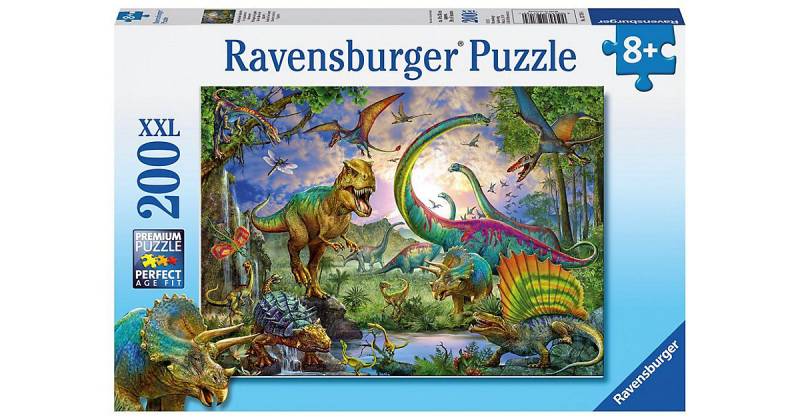 Puzzle, 200 Teile XXL, 49x36 cm, Im Reich der Giganten von Ravensburger