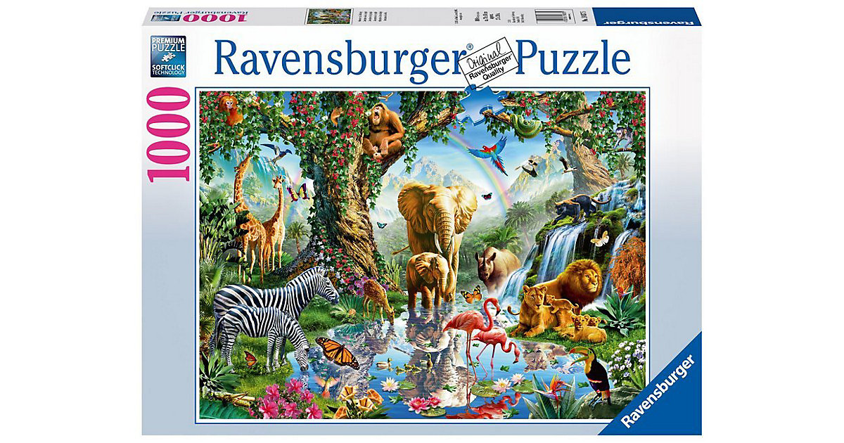 Puzzle 1000 Teile, 70x50 cm, Abenteuer im Dschungel Puzzle 1000 Teile, 70x50 cm, Abenteuer im Dschungel von Ravensburger