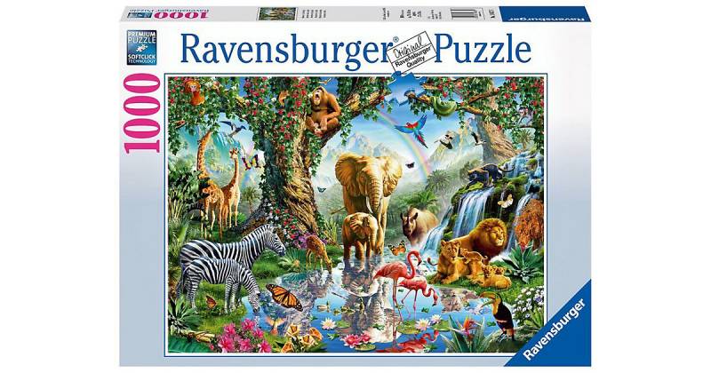 Puzzle 1000 Teile, 70x50 cm, Abenteuer im Dschungel von Ravensburger