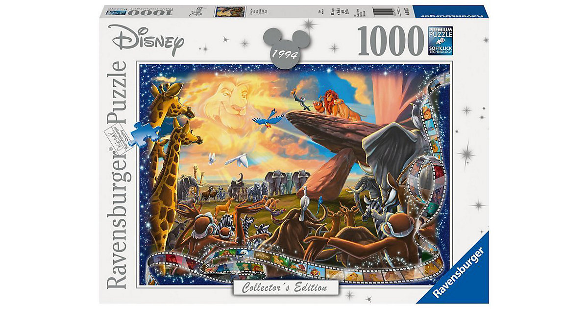 Puzzle 1000 Teile, 70x50 cm, Der König der Löwen Puzzle 1000 Teile, 70x50 cm, Der König der Löwen von Ravensburger