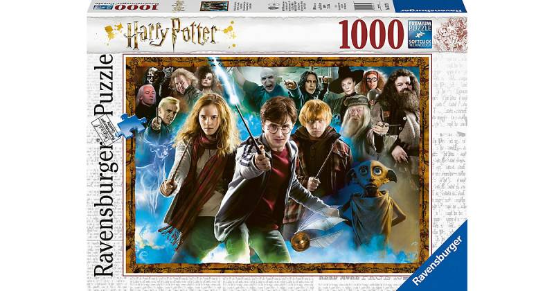 Puzzle 1000 Teile, 70x50 cm, Harry Potter von Ravensburger