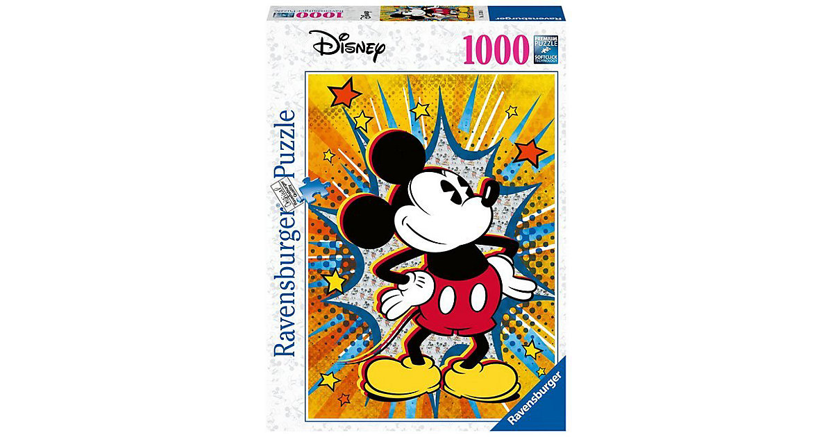 Puzzle 1000 Teile, 70x50 cm, Retro Mickey von Ravensburger