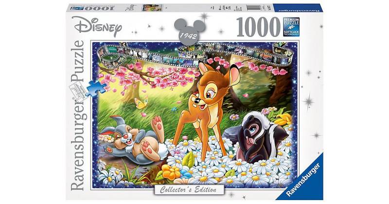 Puzzle 1000 Teile, 70x50 cm, Walt Disney Bambi von Ravensburger