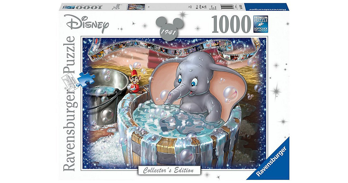 Puzzle 1000 Teile, 70x50 cm, Walt Disney Dumbo Puzzle 1000 Teile, 70x50 cm, Walt Disney Dumbo von Ravensburger