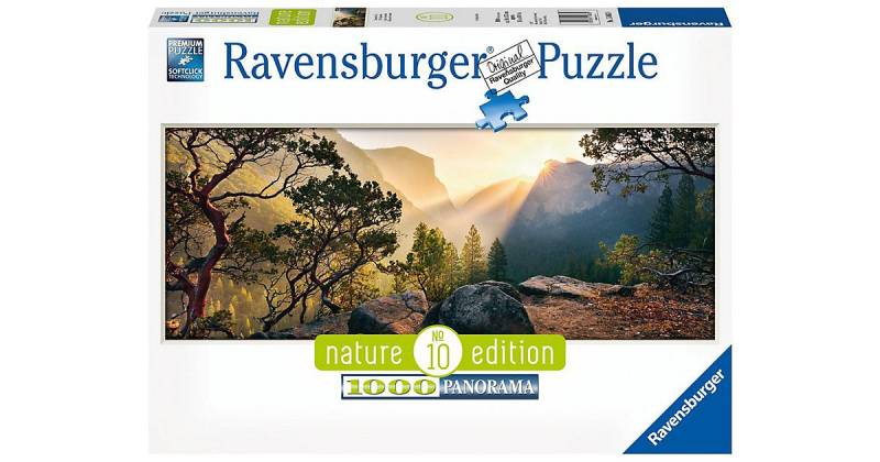 Puzzle 1000 Teile, 98x37 cm, Panorama, Yosemite Park von Ravensburger