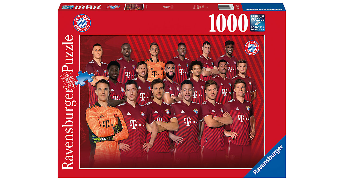 Puzzle 1000 Teile FC Bayern Saison 2021/22 von Ravensburger