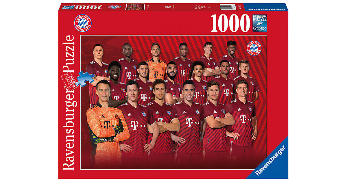 Puzzle 1000 Teile FC Bayern Saison 2021/22 Puzzle 1000 Teile FC Bayern Saison 2021/22 von Ravensburger