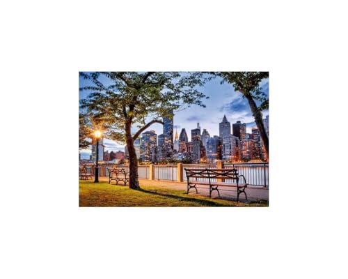 Puzzle 1000 Teile Manhattan au crépuscule, des 14 ans, Puzzle de qualité supérieure, Collection Évasion, 12001530, Nathan von NATHAN