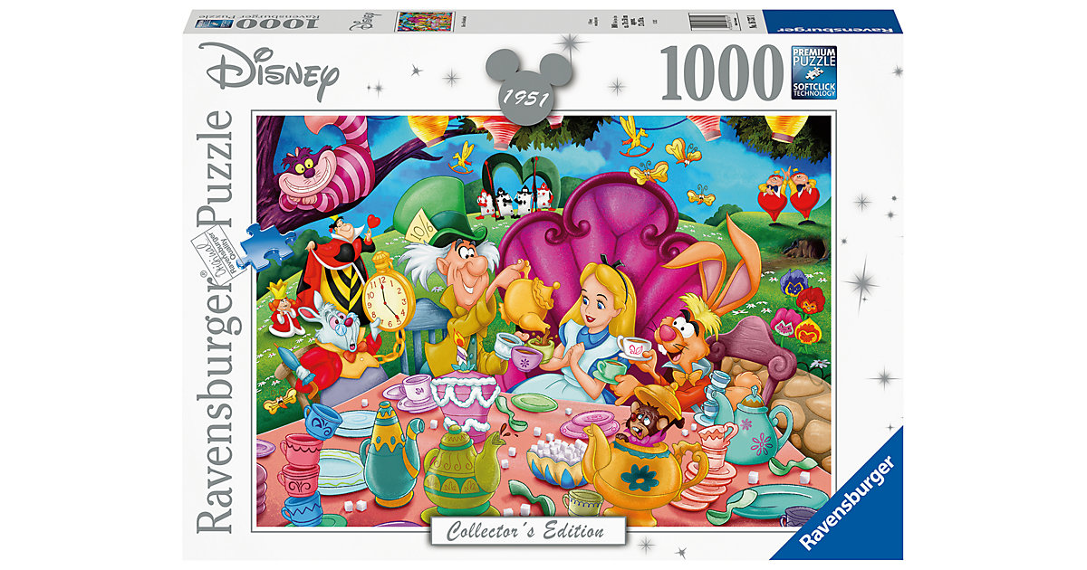 Puzzle 1000 Teile WD: Alice im Wunderland von Ravensburger