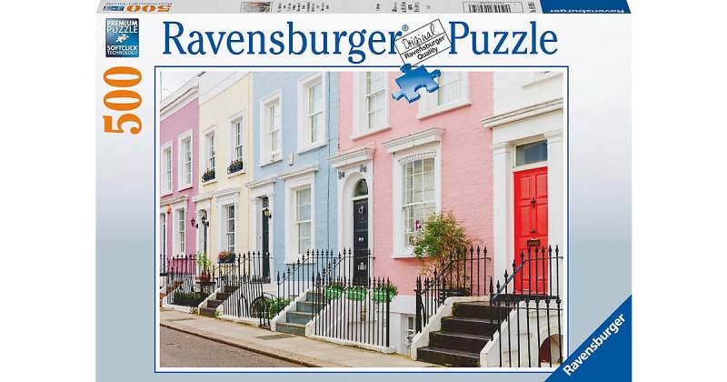 Puzzle 16985 Bunte Stadthäuser in London 500 Teile Puzzle von Ravensburger