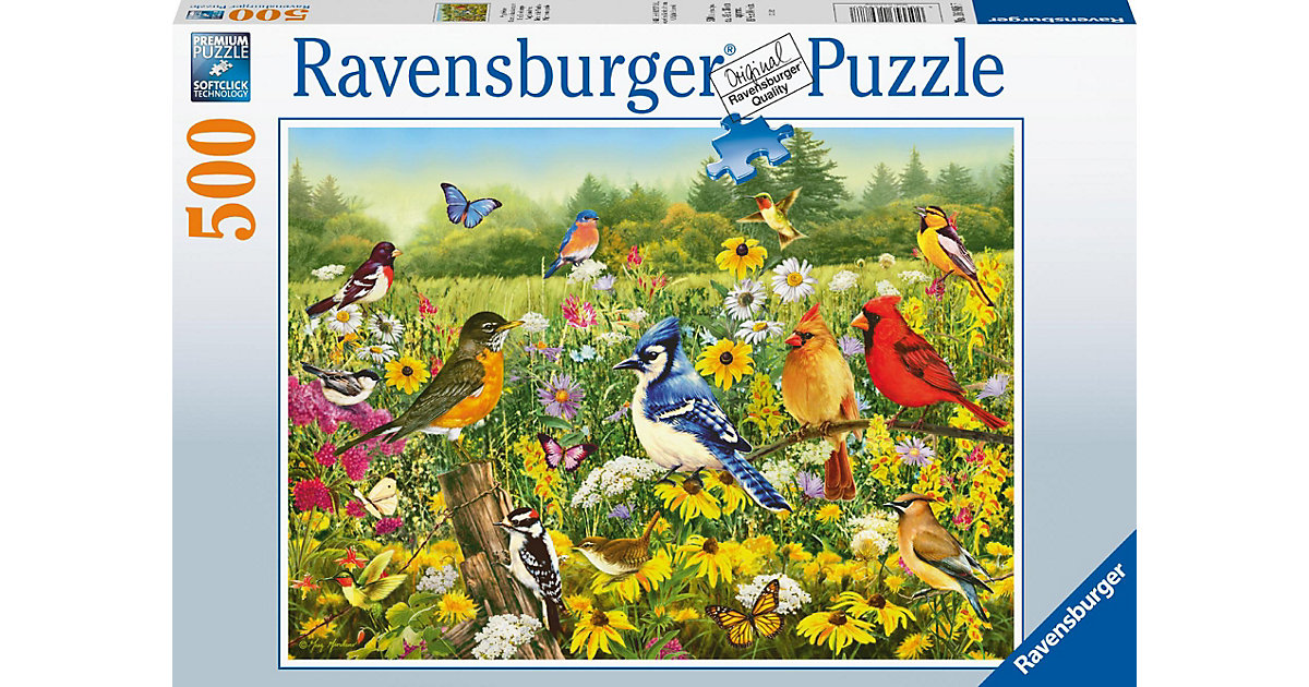 Puzzle 16988 Vogelwiese 500 Teile Puzzle von Ravensburger