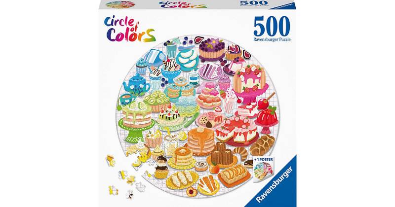 Puzzle 17171 Circle of Colors - Desserts & Pastries 500 Teile von Ravensburger