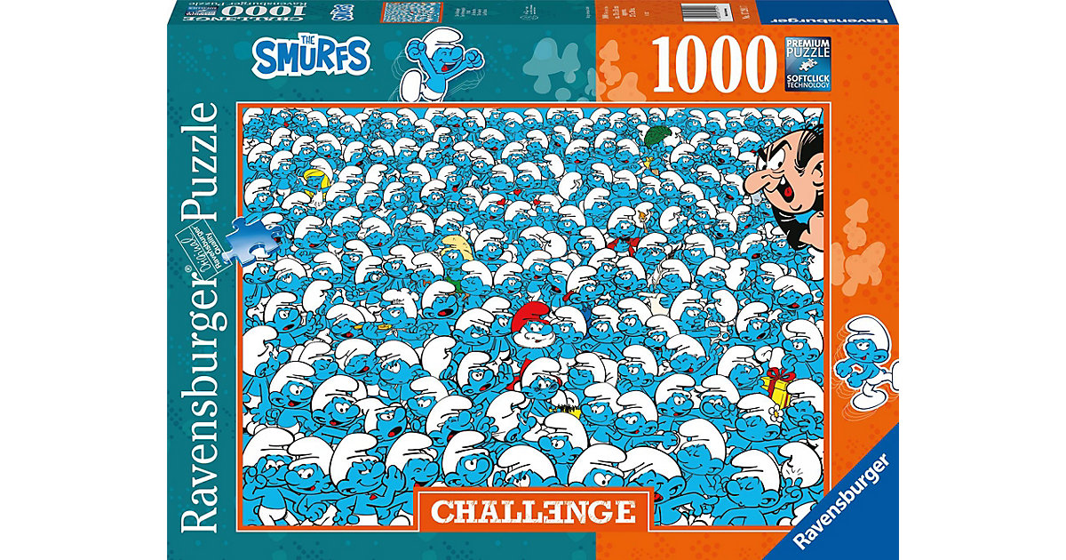 Puzzle 17291 - Schlümpfe Challenge - 1000 Teile Puzzle Puzzle 17291 - Schlümpfe Challenge - 1000 Teile Puzzle von Ravensburger