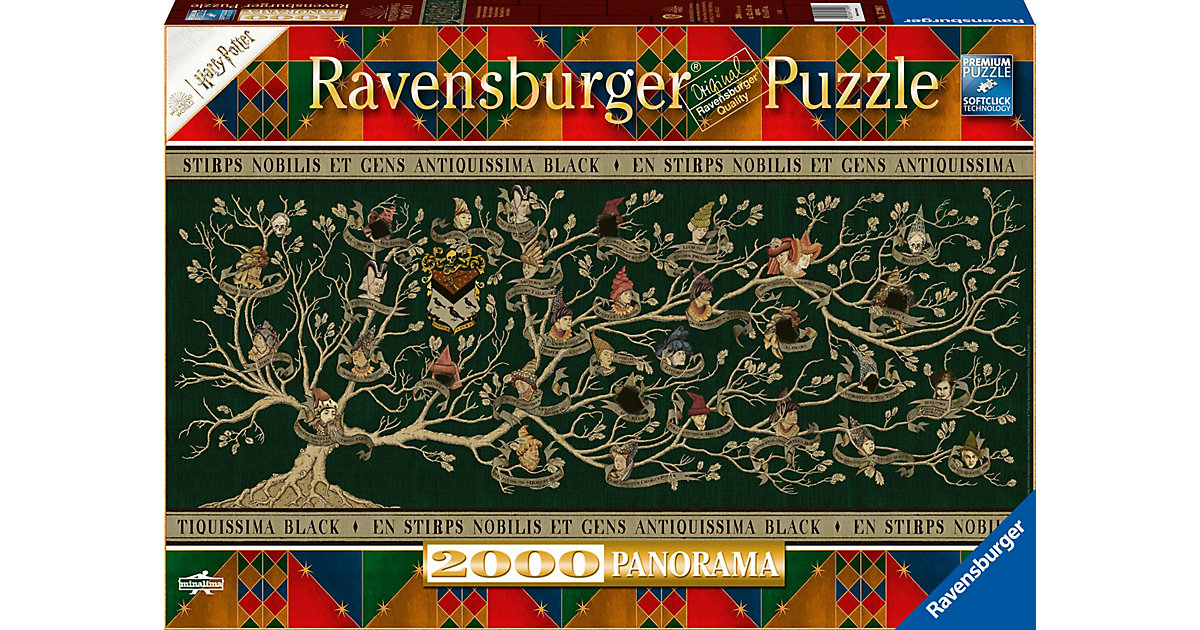 Puzzle 17299 - Familienstammbaum - 2000 Teile Harry Potter Panorama Puzzle Puzzle 17299 - Familienstammbaum - 2000 Teile Harry Potter Panorama Puzzle von Ravensburger