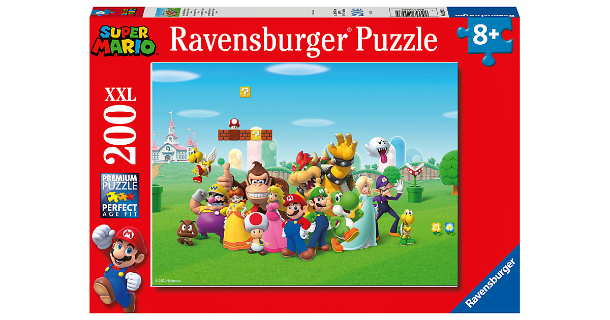 Puzzle 200 Teile Super Mario Abenteuer von Ravensburger