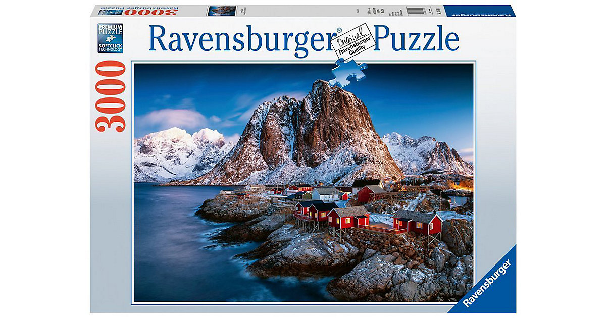 Puzzle 3000 Teile, 121x80 cm, Hamnoy, Lofoten Puzzle 3000 Teile, 121x80 cm, Hamnoy, Lofoten von Ravensburger