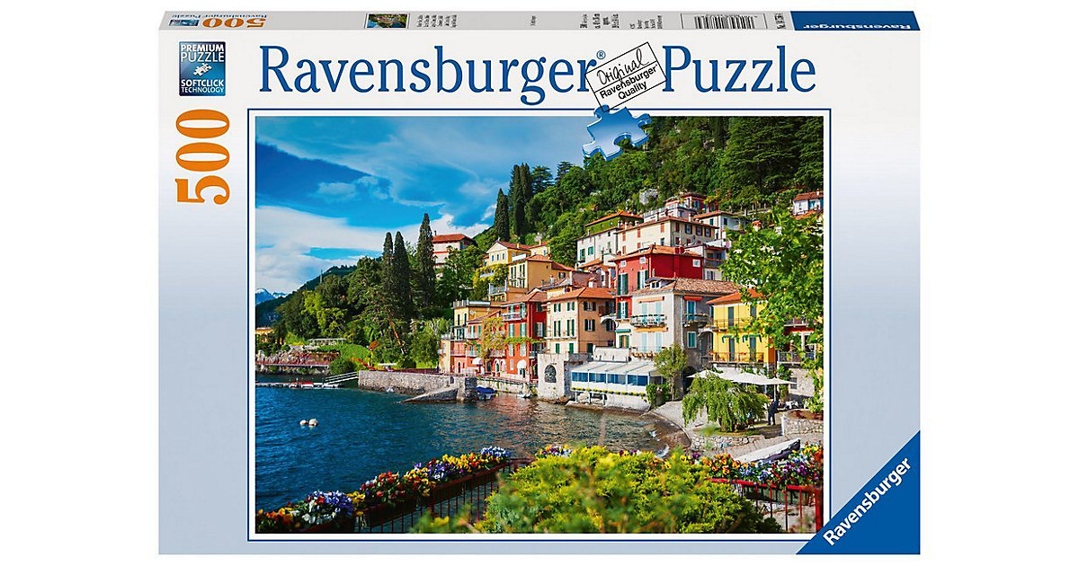 Puzzle 500 Teile, 49x36 cm, Comer See, Italien von Ravensburger