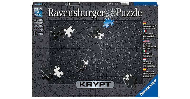 Puzzle 736 Teile, 70x50 cm, Krypt Black von Ravensburger
