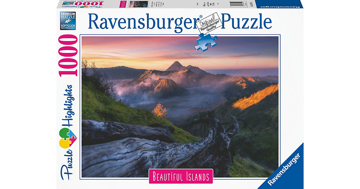 Puzzle Beautiful Islands 16911 - Stratovulkan Bromo, Indonesien - 1000 Teile Puzzle Puzzle Beautiful Islands 16911 - Stratovulkan Bromo, Indonesien - 1000 Teile Puzzle von Ravensburger