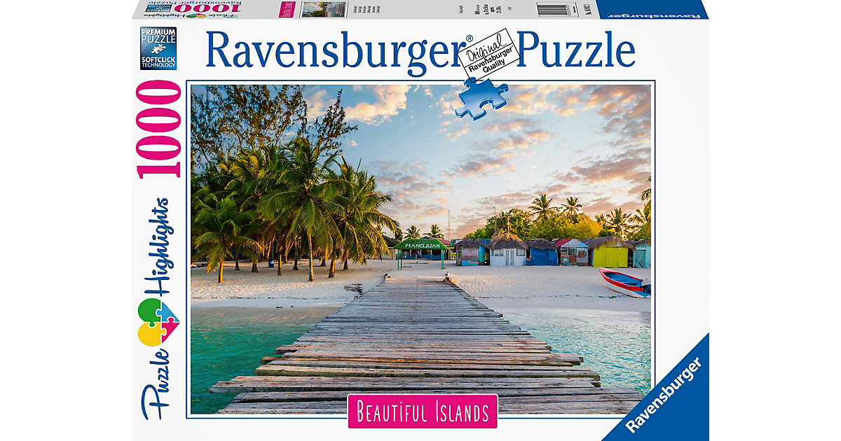 Puzzle Beautiful Islands 16912 - Karibische Insel - 1000 Teile Puzzle von Ravensburger