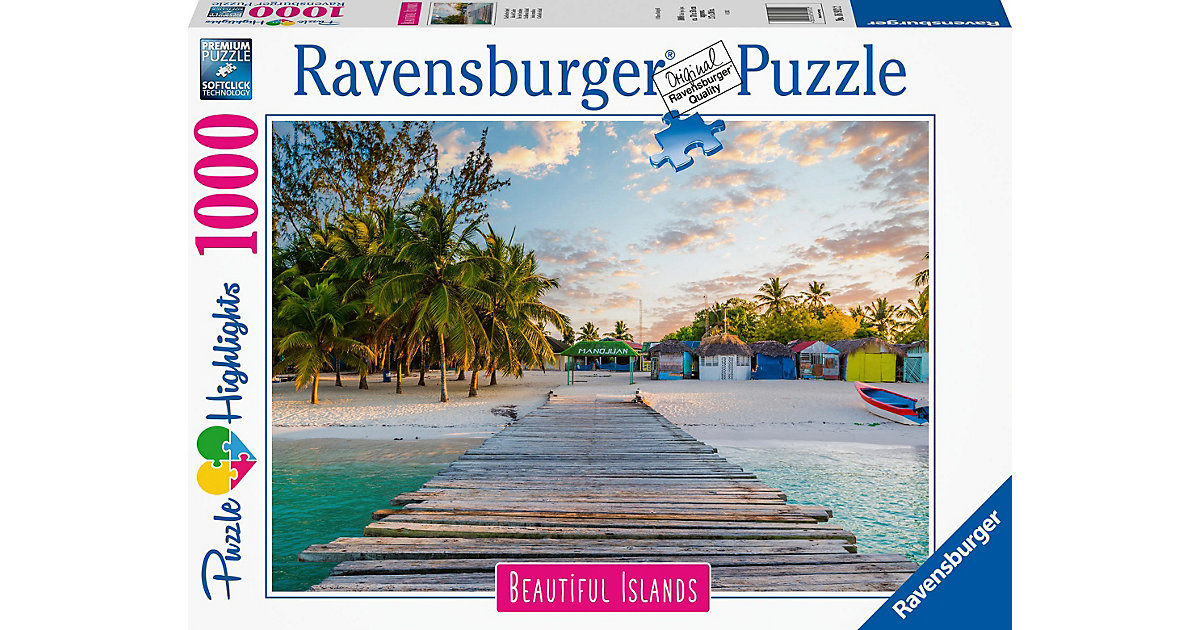 Puzzle Beautiful Islands 16912 - Karibische Insel - 1000 Teile Puzzle Puzzle Beautiful Islands 16912 - Karibische Insel - 1000 Teile Puzzle von Ravensburger