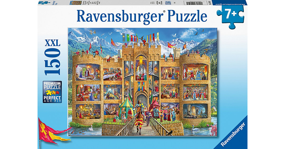 Puzzle Blick in die Ritterburg, 150 Teile Puzzle Blick in die Ritterburg, 150 Teile von Ravensburger