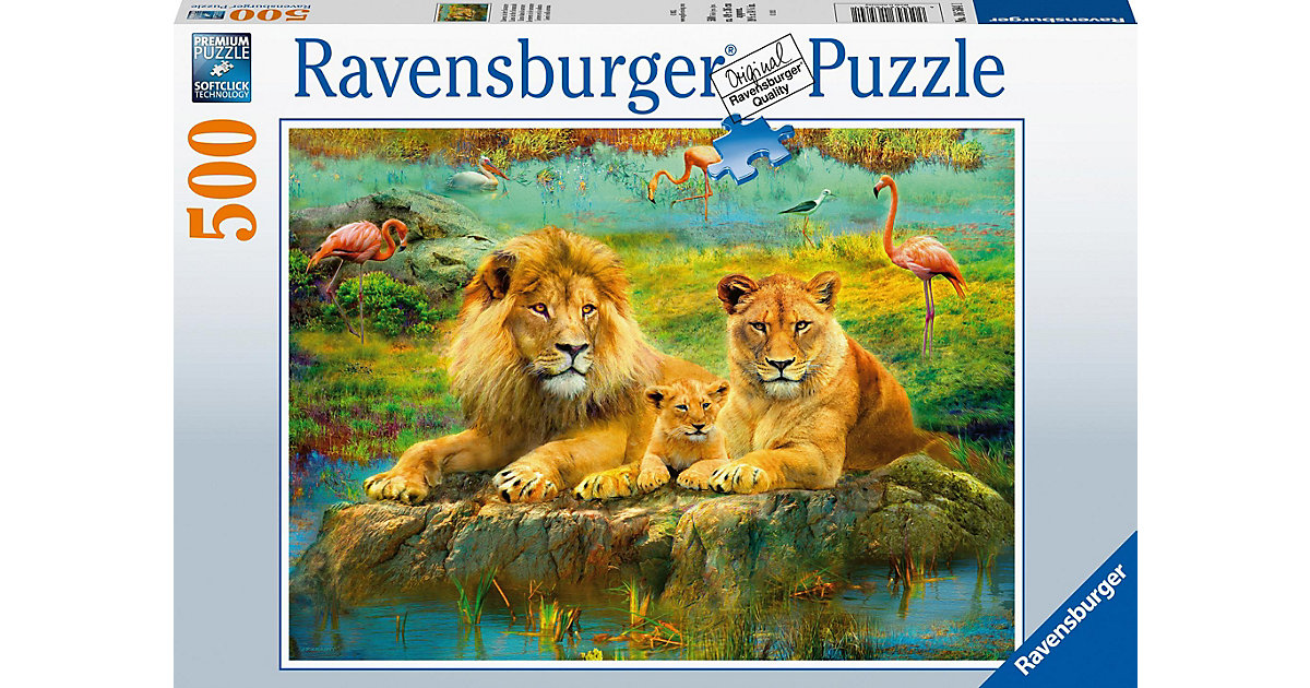 Puzzle Löwen in der Savanne, 500 Teile Puzzle Löwen in der Savanne, 500 Teile von Ravensburger