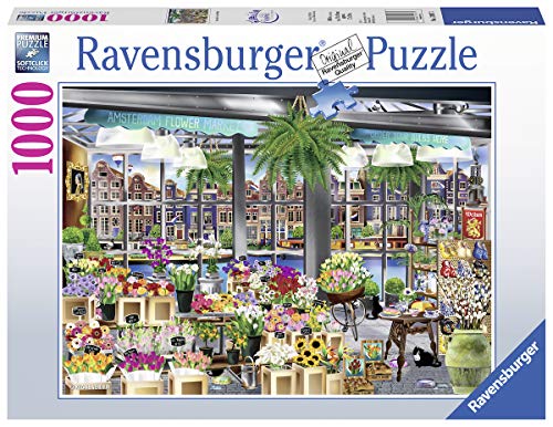 Ravensburger 13987 Amsterdam Flower Market 1000 Teile Puzzle für Erwachsene & Kinder ab 12 Jahren von Ravensburger