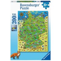 Puzzle Ravensburger Bunte Deutschlandkarte XXL 200 Teile von Ravensburger