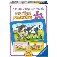 Puzzle Ravensburger Gute Tierfreunde 3 X 6 Teile von Ravensburger