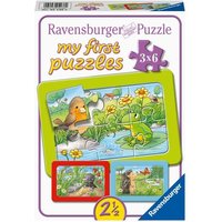 Puzzle Ravensburger Kleine Gartentiere 3 X 6 Teile von Ravensburger