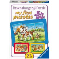 Puzzle Ravensburger Meine Tierfreunde 3 X 6 Teile von Ravensburger