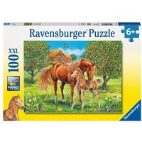 Puzzle Ravensburger Pferdeglück auf der Wiese 100 Teile XXL Puzzle Ravensburger Pferdeglück auf der Wiese 100 Teile XXL von Ravensburger
