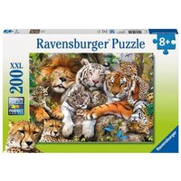 Puzzle Ravensburger Schmusende Raubkatzen 200 Teile XXL Puzzle Ravensburger Schmusende Raubkatzen 200 Teile XXL von Ravensburger