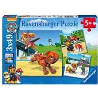 Puzzle Ravensburger Team auf 4 Pfoten 3 X 49 Teile von Ravensburger Verlag GmbH