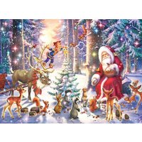 Puzzle Ravensburger Waldweihnacht 100 Teile XXL von Ravensburger