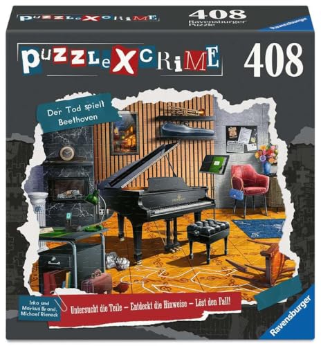 Puzzle X Crime 408 Teile - Der Tod spielt Beethoven von Ravensburger