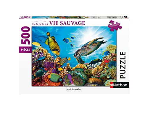 Puzzles Nathan 4005556872862 500 Teile-Das Korallenriff Puzzle Erwachsene von Ravensburger