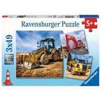 RAVENSBURGER 05032 Kinderpuzzle - Baufahrzeuge im Einsatz 2 x 24 Teile RAVENSBURGER 05032 Kinderpuzzle - Baufahrzeuge im Einsatz 2 x 24 Teile von Ravensburger