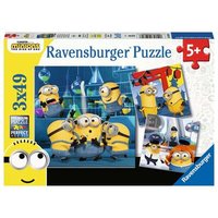 RAVENSBURGER 05082 Witzige Minions - 3x49 Teile Puzzle RAVENSBURGER 05082 Witzige Minions - 3x49 Teile Puzzle von Ravensburger