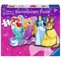 RAVENSBURGER 05453 Kinderpuzzle 24 Teile - Disney Prinzessinnen - Schöne Prinzessinnen Bodenpuzzle von Ravensburger