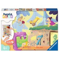 RAVENSBURGER 05674 Kinderpuzzle 2x24 Teile Im Steinzeitdorf RAVENSBURGER 05674 Kinderpuzzle 2x24 Teile Im Steinzeitdorf von Ravensburger
