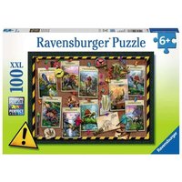 RAVENSBURGER 10868 Kinderpuzzle - Dinosaurier-Sammlung 100 Teile XXL von Ravensburger