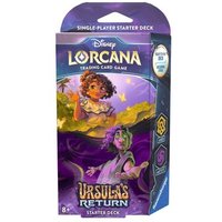 RAVENSBURGER 11098334 Disney Lorcana: Ursula's Return - Starter Deck Amber and Amethyst (Englisch) von Ravensburger