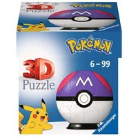 RAVENSBURGER 11564 3D PuzzleBall 54 Teile Pokémon Meisterball von Ravensburger
